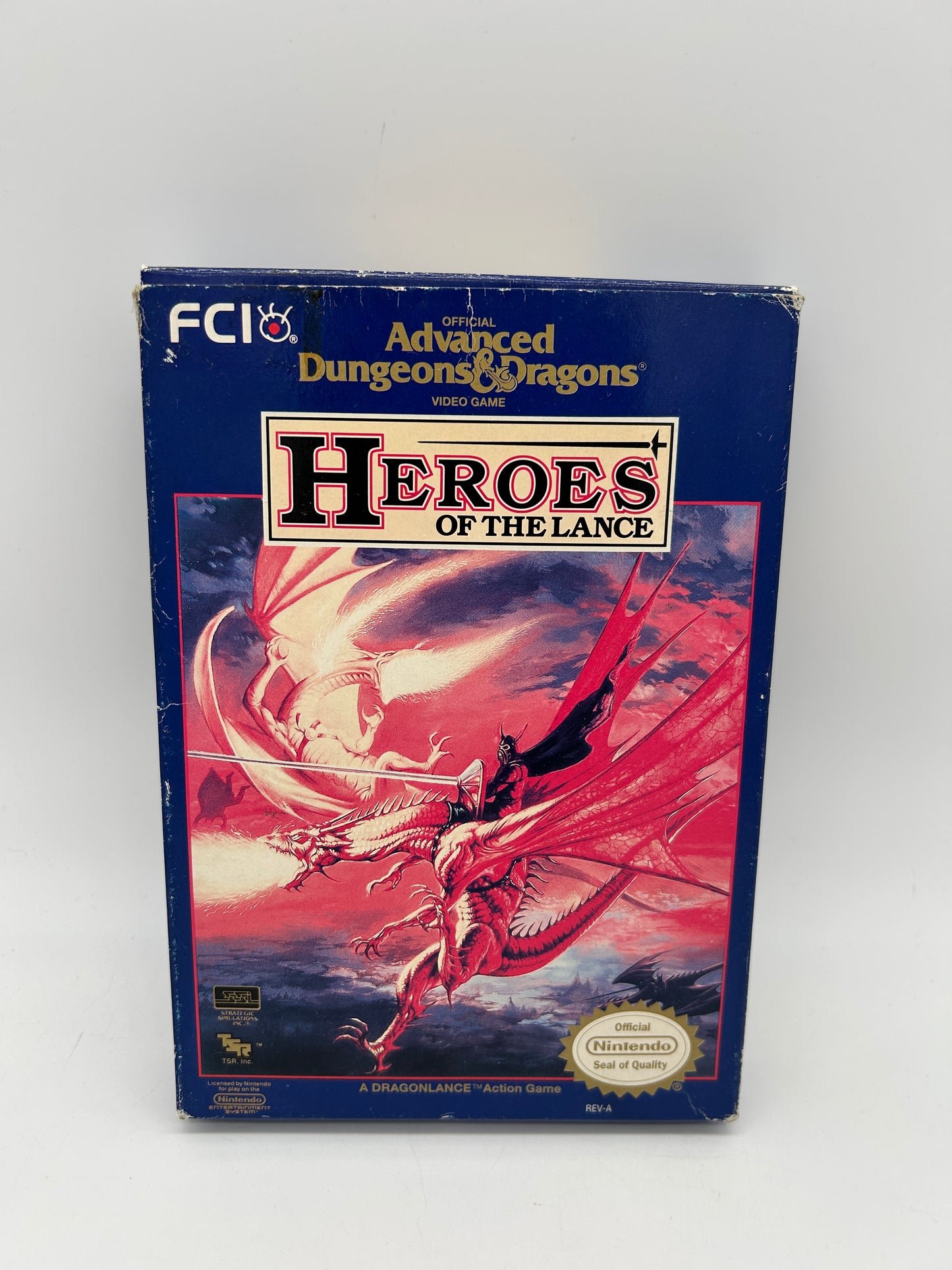 NiNTENDO [NES] ORiGiNAL | ADVANCED DUNGEONS &amp; DRAGONS HEROES OF THE LANCE