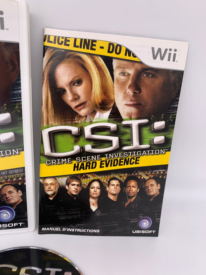 NiNTENDO Wii | CSi CRiME SCENE iNVESTiGATiON HARD EViDENCE