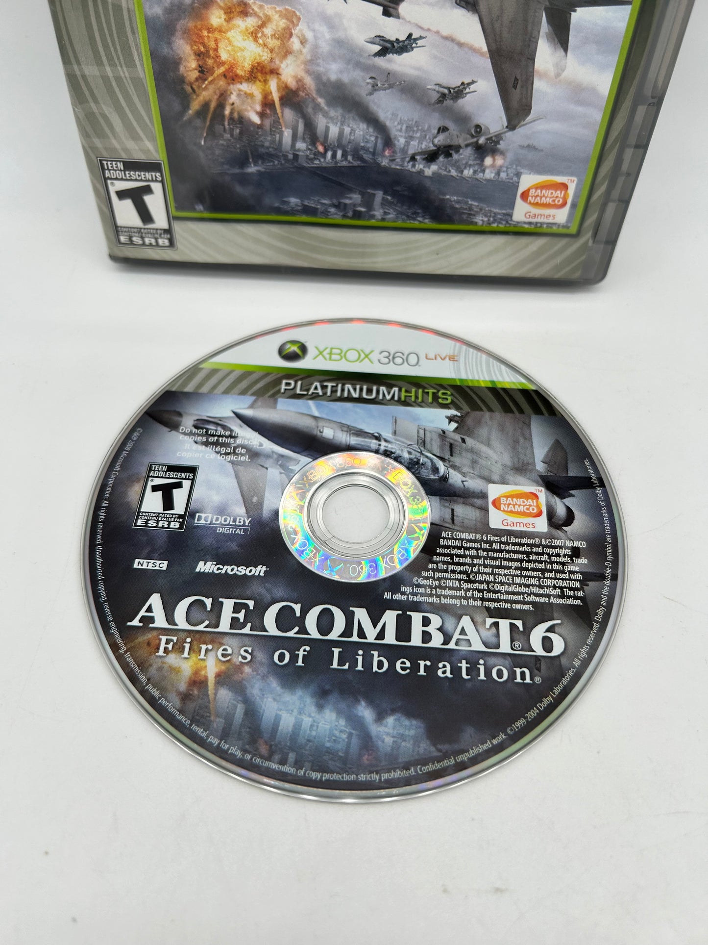 MiCROSOFT XBOX 360 | ACE COMBAT 6 FiRES OF LiBERATiON | PLATiNUM HiTS