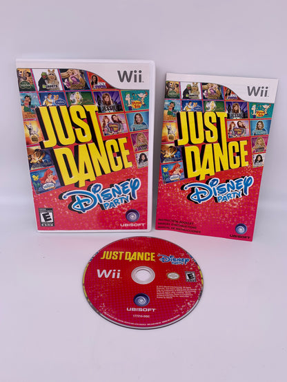 PiXEL-RETRO.COM : NINTENDO WII COMPLET CIB BOX MANUAL GAME NTSC JUST DANCE DISNEY PARTY