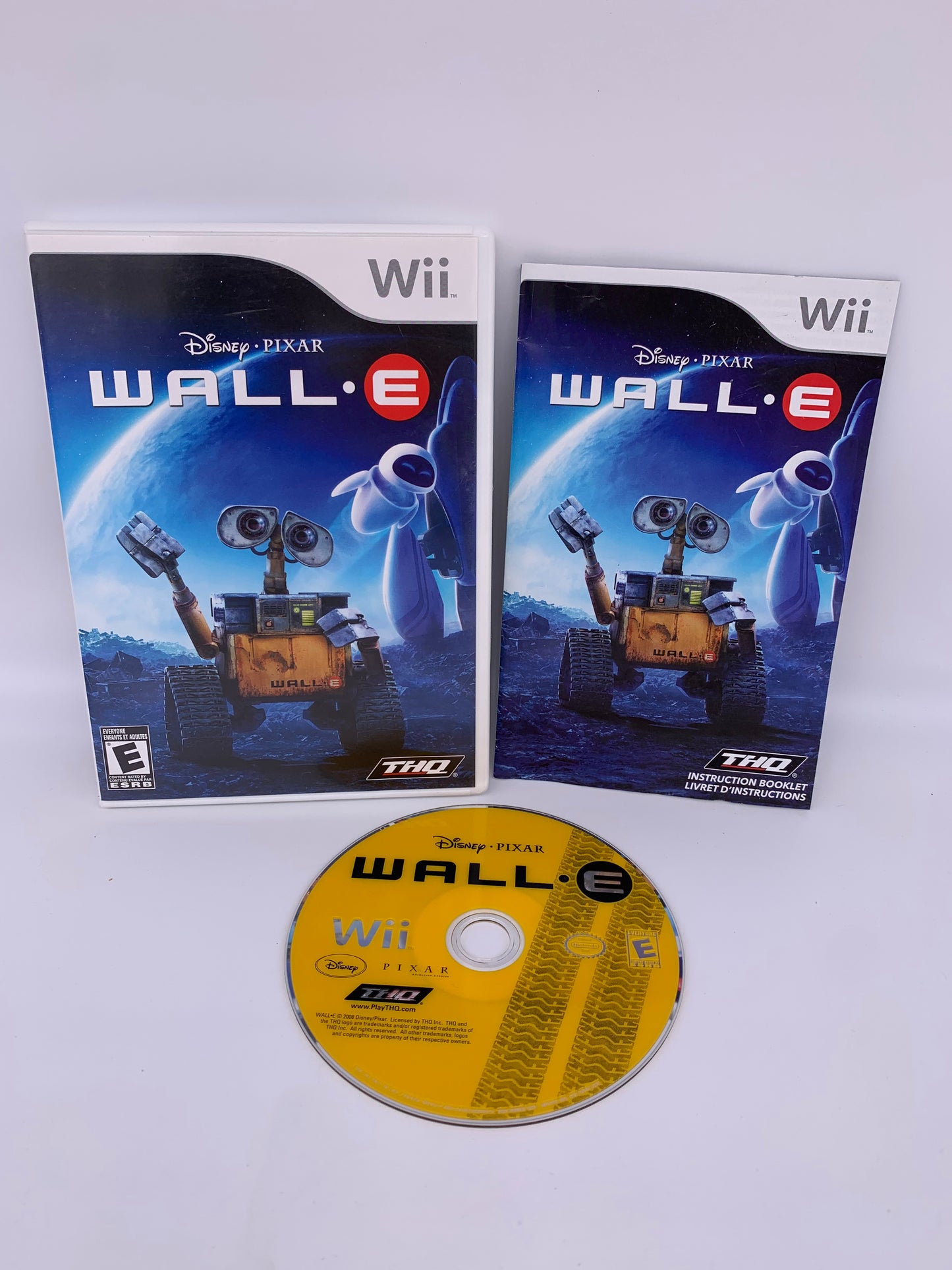 PiXEL-RETRO.COM : NINTENDO WII COMPLET CIB BOX MANUAL GAME NTSC WALL-E