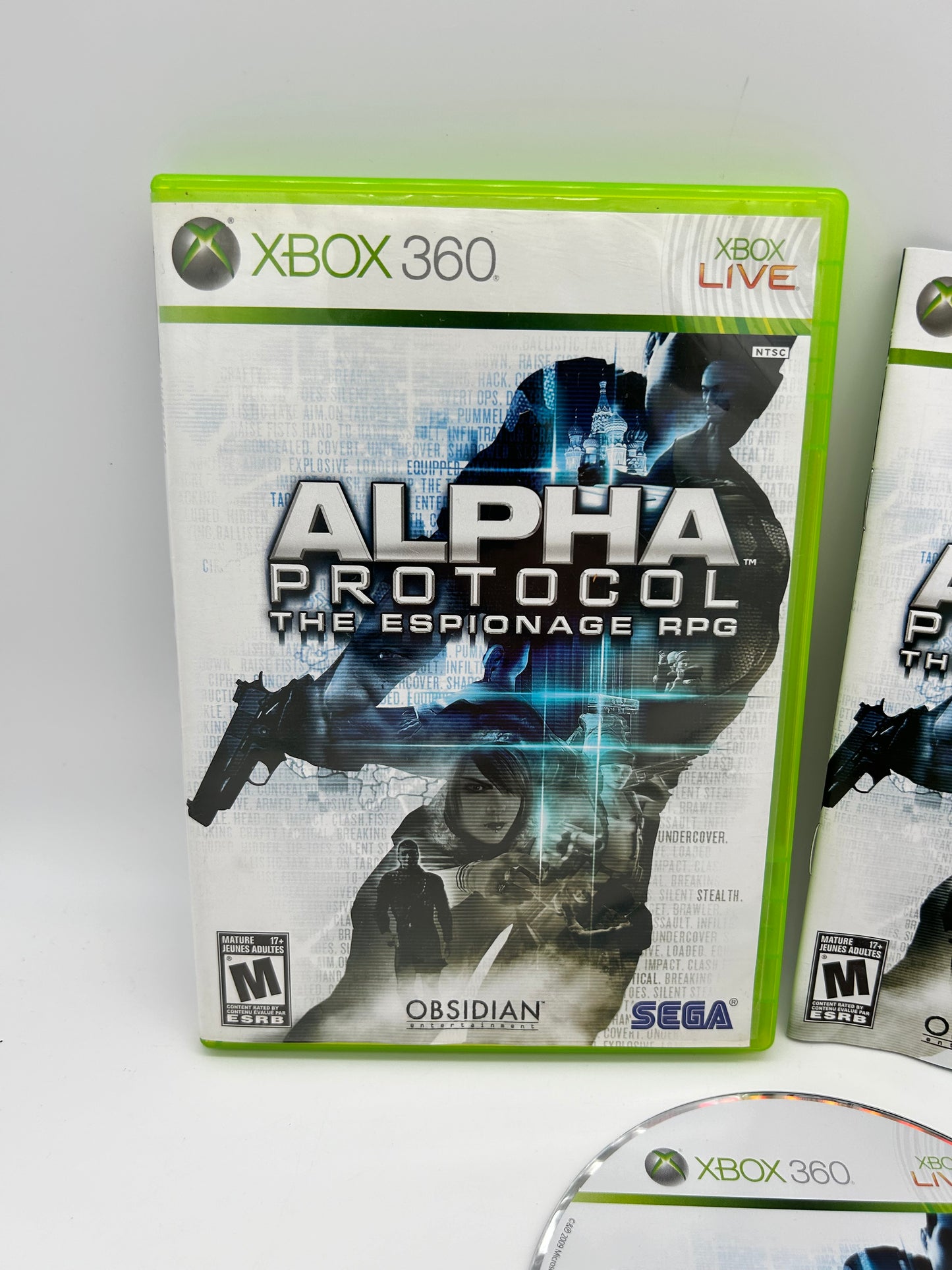 MiCROSOFT XBOX 360 | ALPHA PROTOCOL THE ESPiONAGE RPG