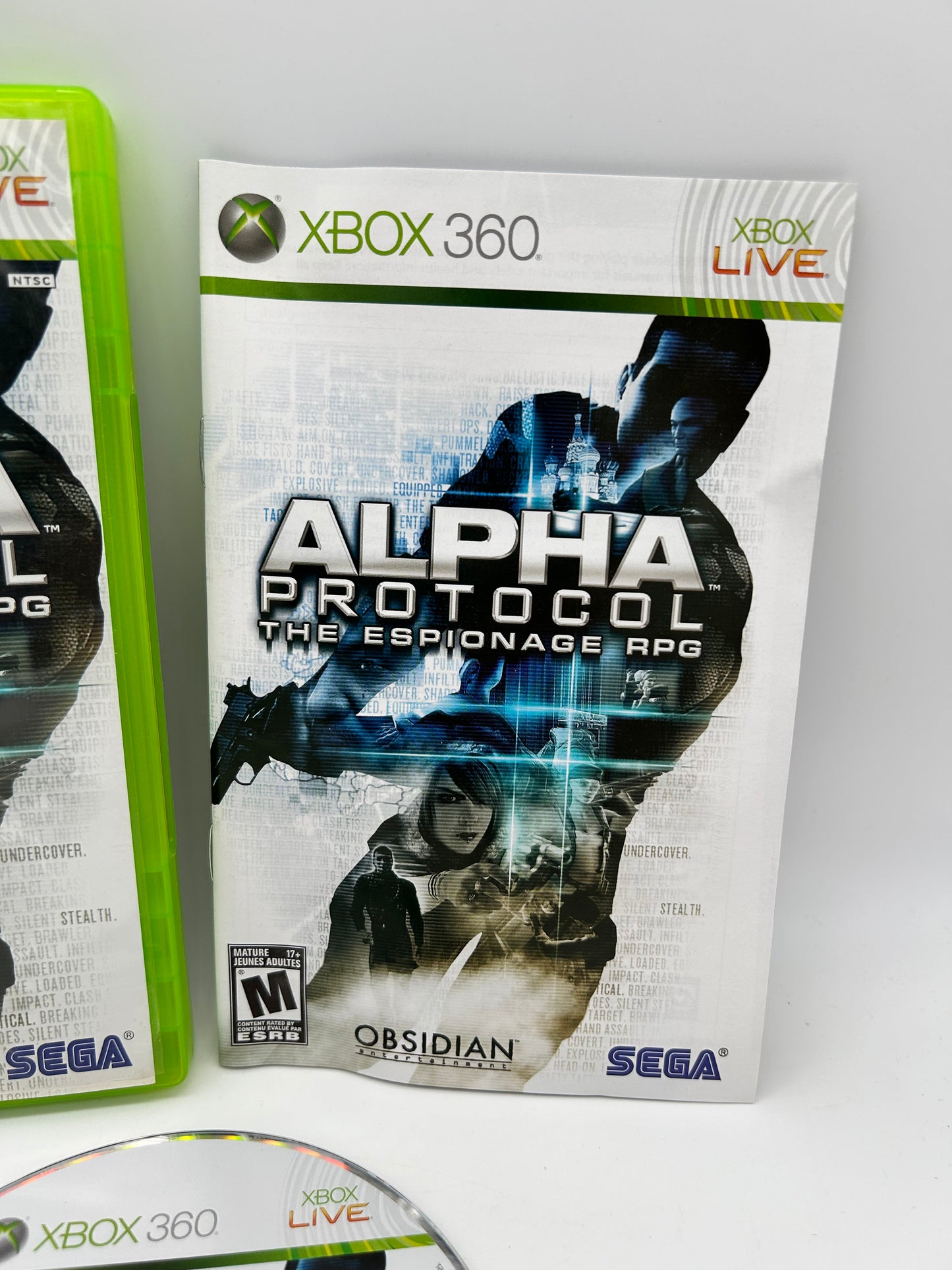 Microsoft XBOX 360 | ALPHA PROTOCOL THE ESPiONAGE RPG