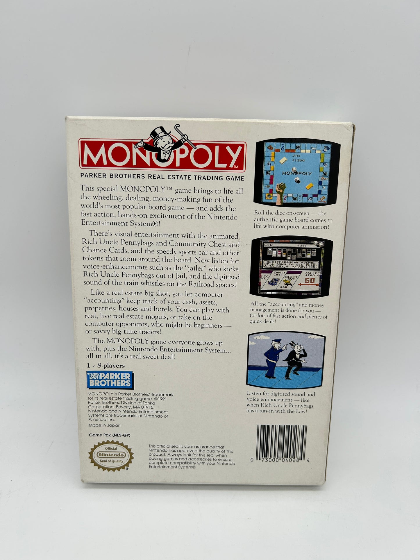 NiNTENDO [NES] ORiGiNAL | MONOPOLY