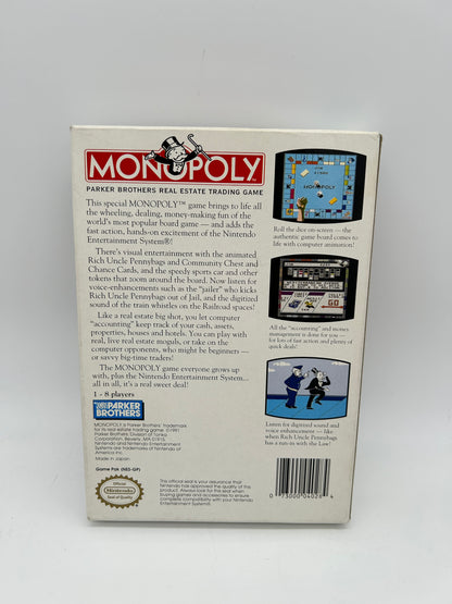 NiNTENDO [NES] ORiGiNAL | MONOPOLY