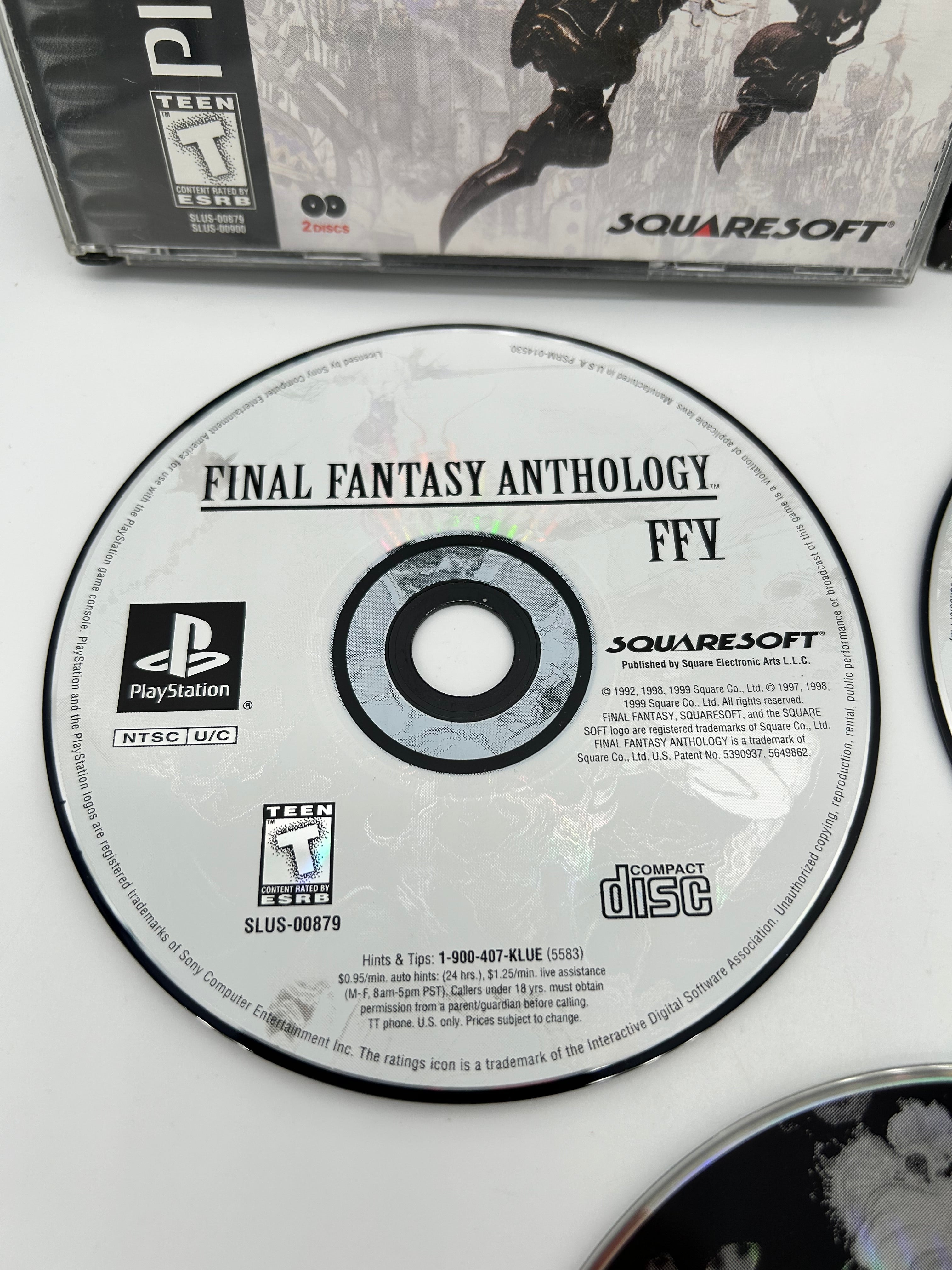 SONY PLAYSTATiON [PS1] | FiNAL FANTASY ANTHOLOGY – PiXEL-RETRO.COM