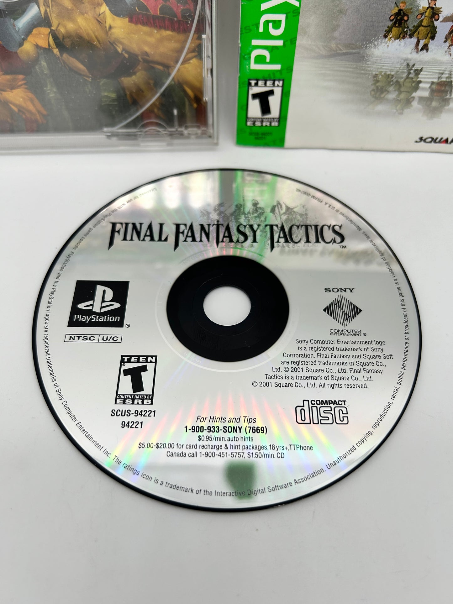 SONY PLAYSTATiON [PS1] | FiNAL FANTASY TACTiCS | GREATEST HiTS