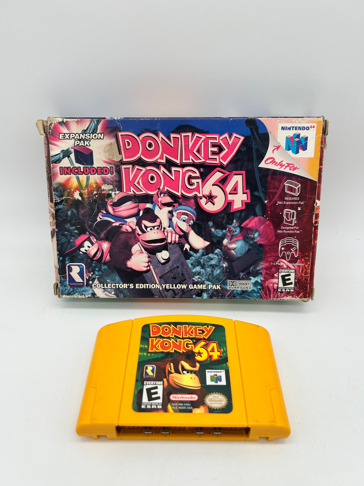 PiXEL-RETRO.COM : NINTENDO 64 (N64) DONKEY KONG 64 GAME NTSC BOX MANUAL COMPLETE CIB