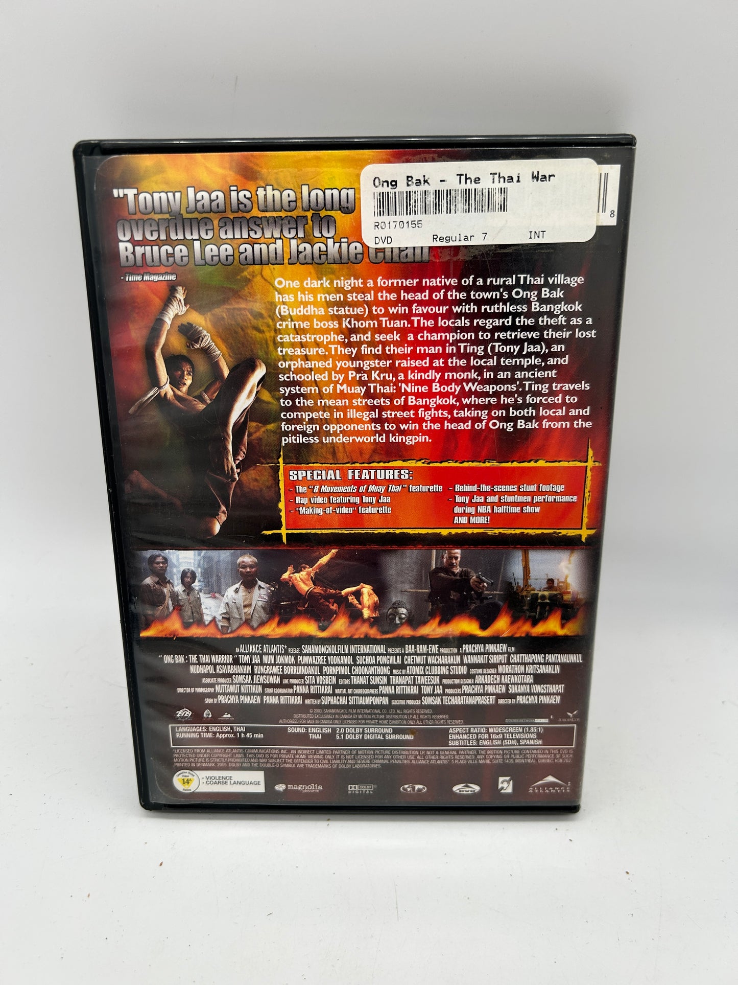 FiLM DVD | ONG BAK THE THAi WARRiOR