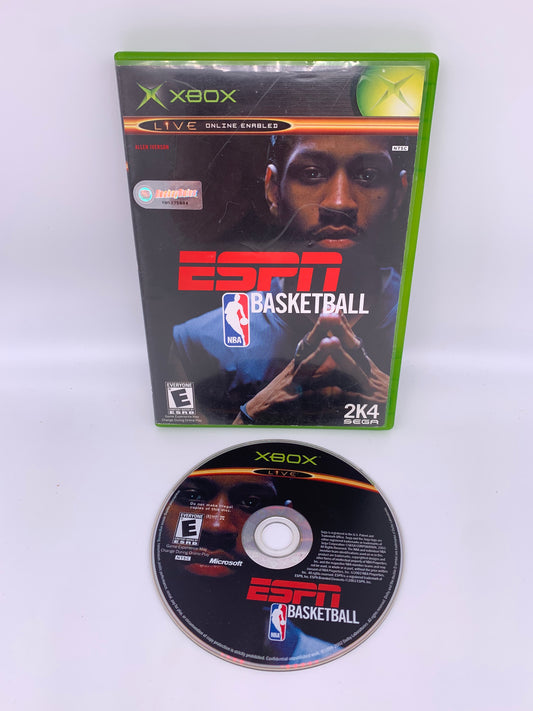 PiXEL-RETRO.COM : MICROSOFT XBOX COMPLETE CIB BOX MANUAL GAME NTSC ESPN NBA BASKETBALL