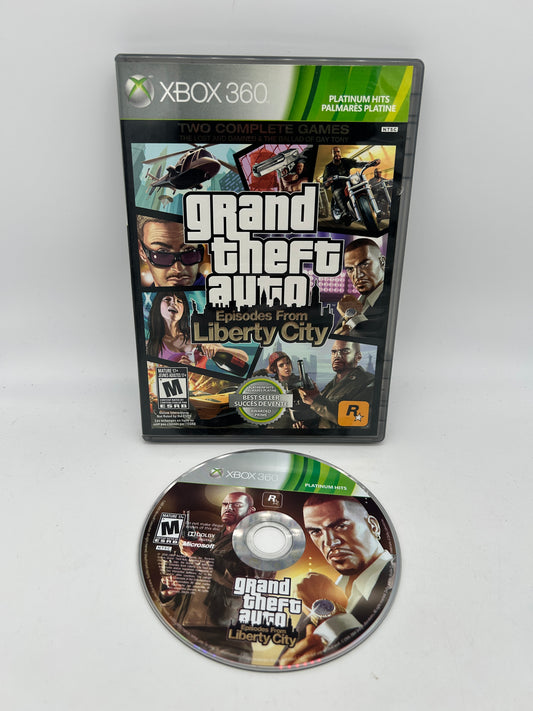 PiXEL-RETRO.COM : MICROSOFT XBOX 360 COMPLETE CIB BOX MANUAL GAME NTSC GRAND THEFT AUTO IV EPISODES FROM LIBERTY CITY