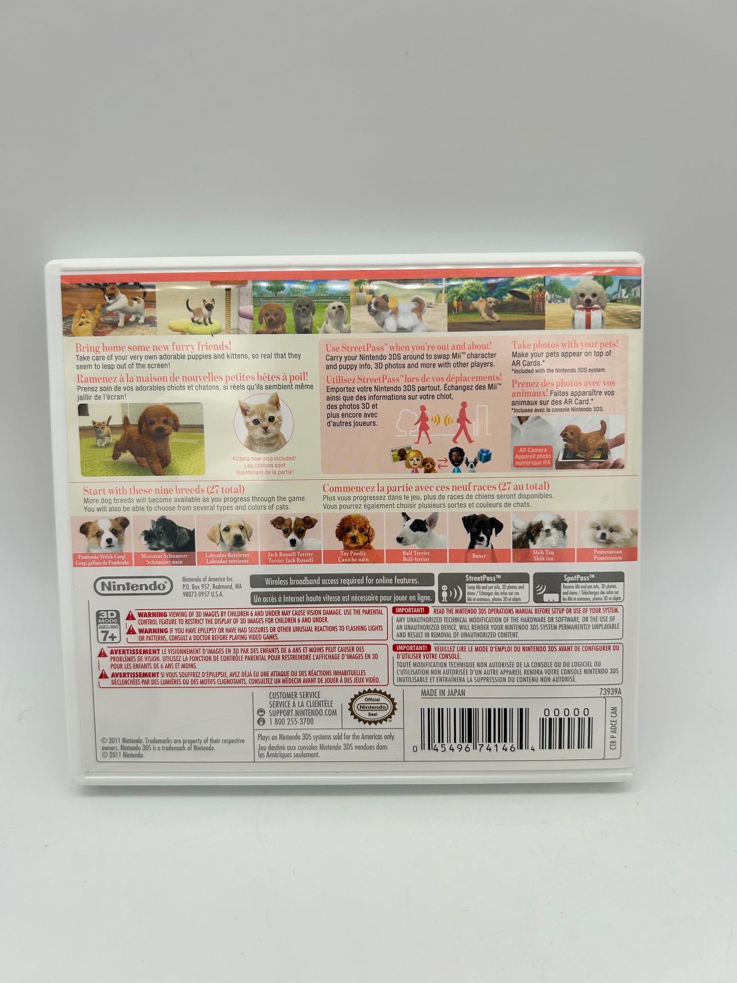 NiNTENDO 3DS | NiNTENDOGS + CATS TOY PODDLE &amp; NEW FRiENDS