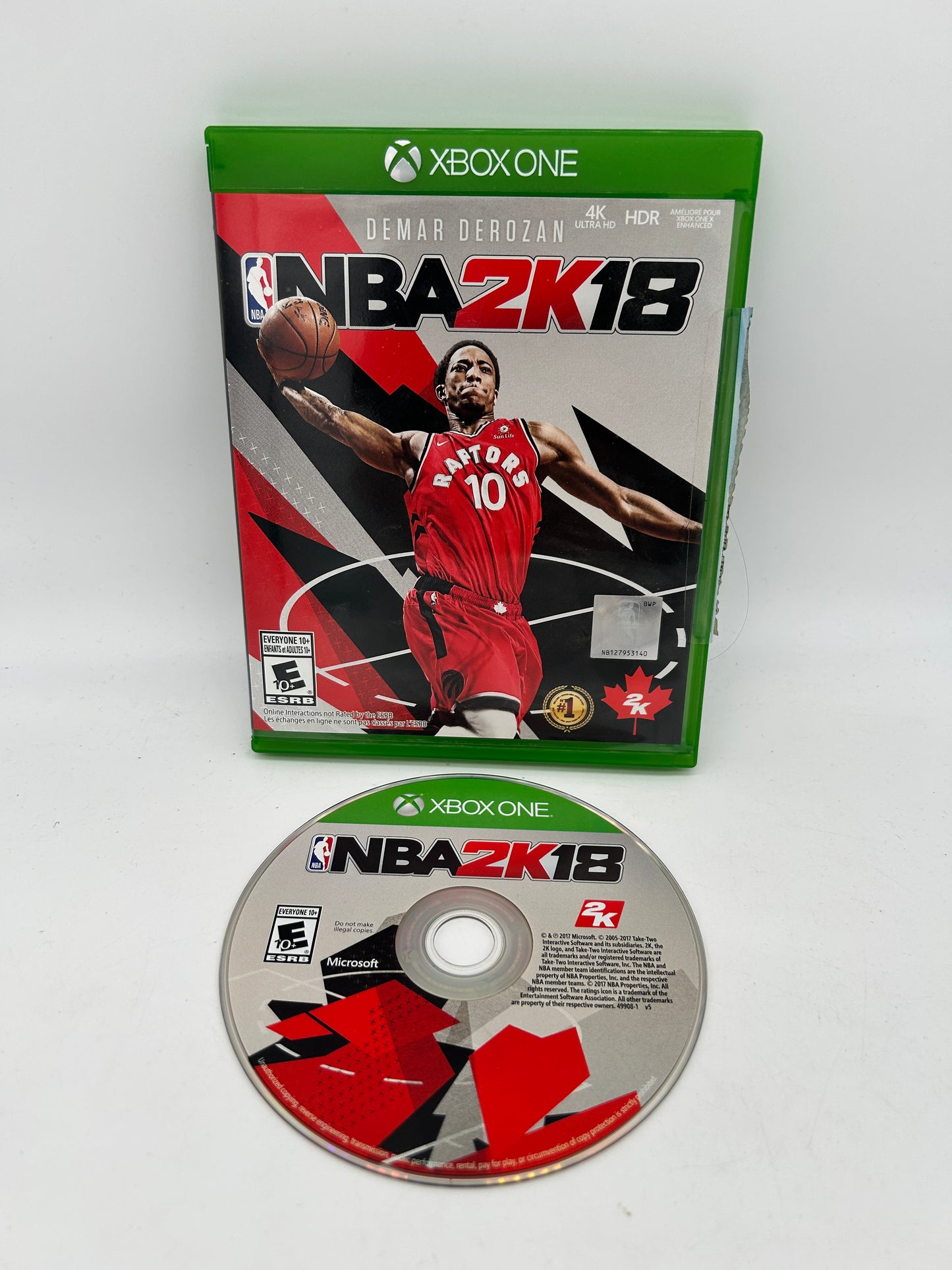 PiXEL-RETRO.COM : MICROSOFT XBOX ONE COMPLETE CIB BOX MANUAL GAME NTSC NBA 2K18