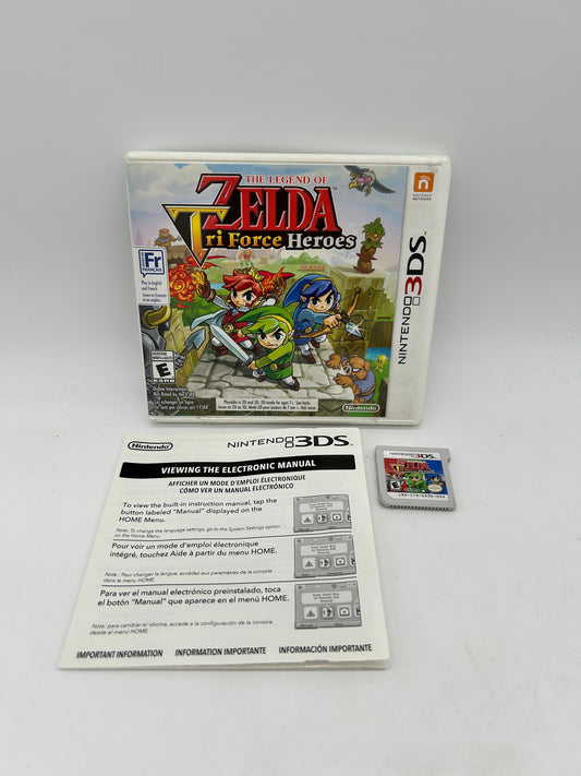 PiXEL-RETRO.COM : NINTENDO 3DS (3DS) COMPLETE CIB BOX MANUAL GAME NTSC THE LEGEND OF ZELDA TRI FORCE HEROES