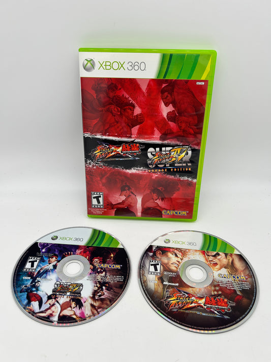 PiXEL-RETRO.COM : MICROSOFT XBOX 360 COMPLETE CIB BOX MANUAL GAME NTSC STREET FIGHTER X TEKKEN & SUPER STREET FIGHTER IV