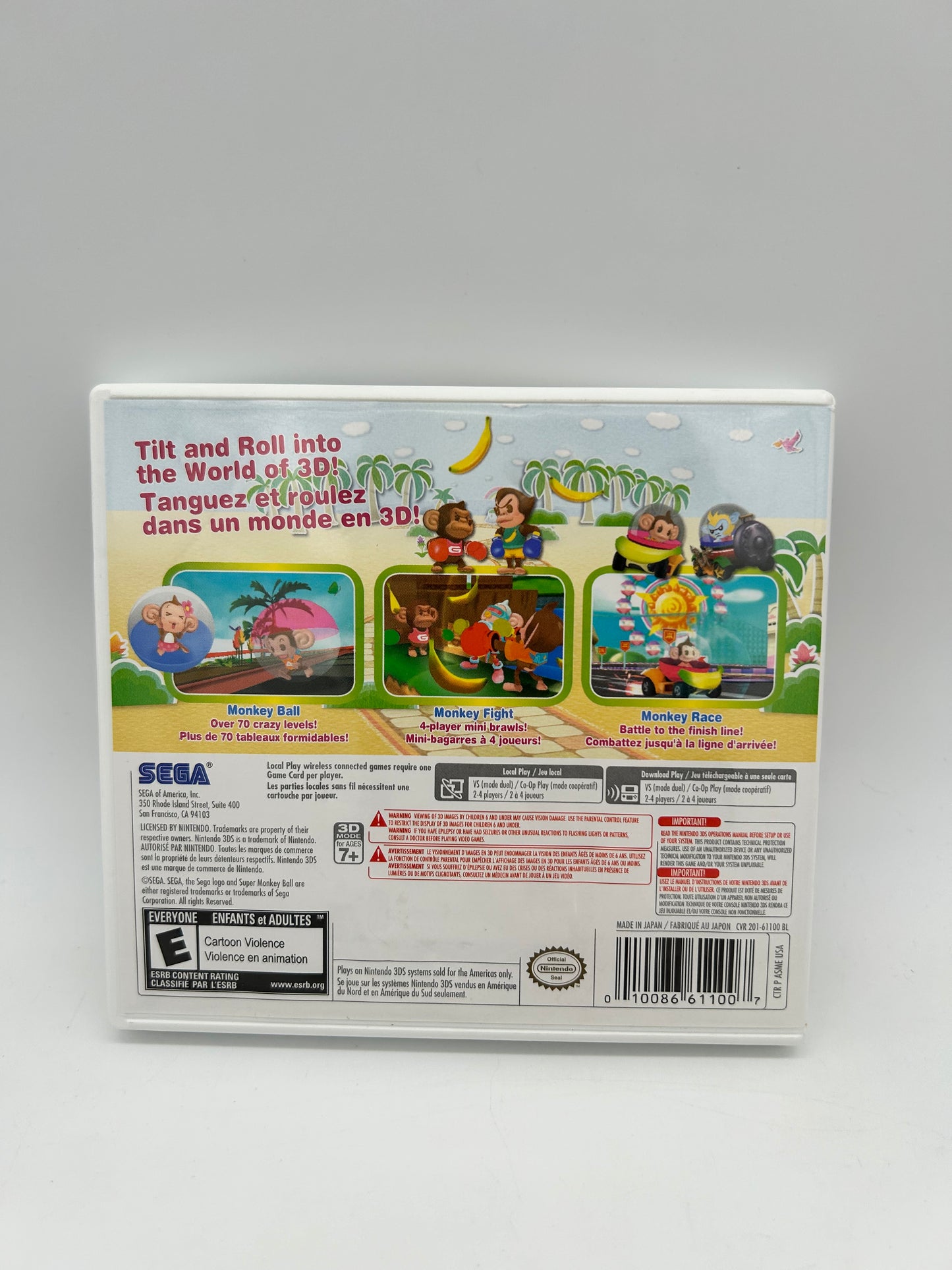 NiNTENDO 3DS | SUPER MONKEY BALL 3D