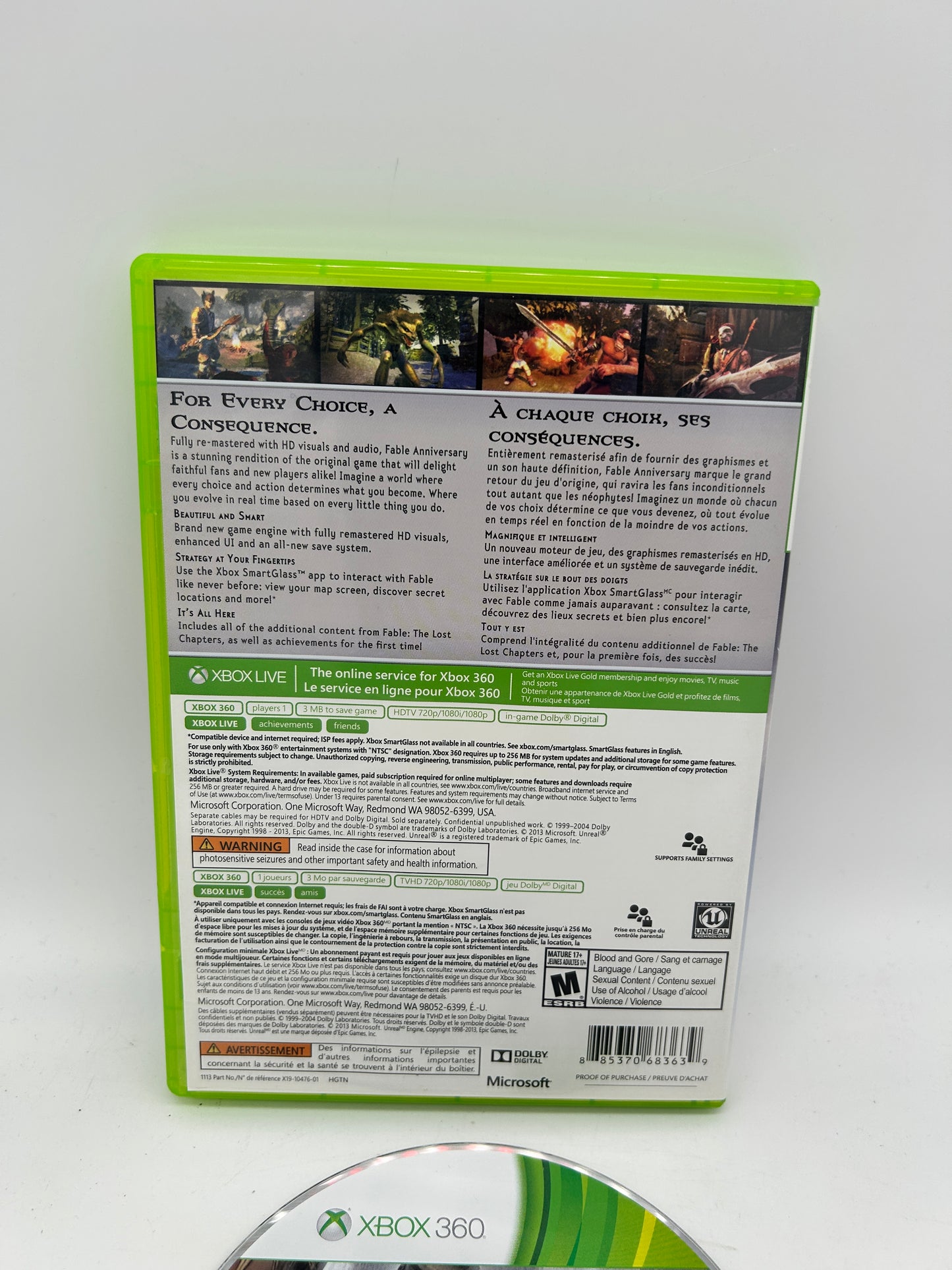 MiCROSOFT XBOX 360 | FABLE ANNiVERSARY