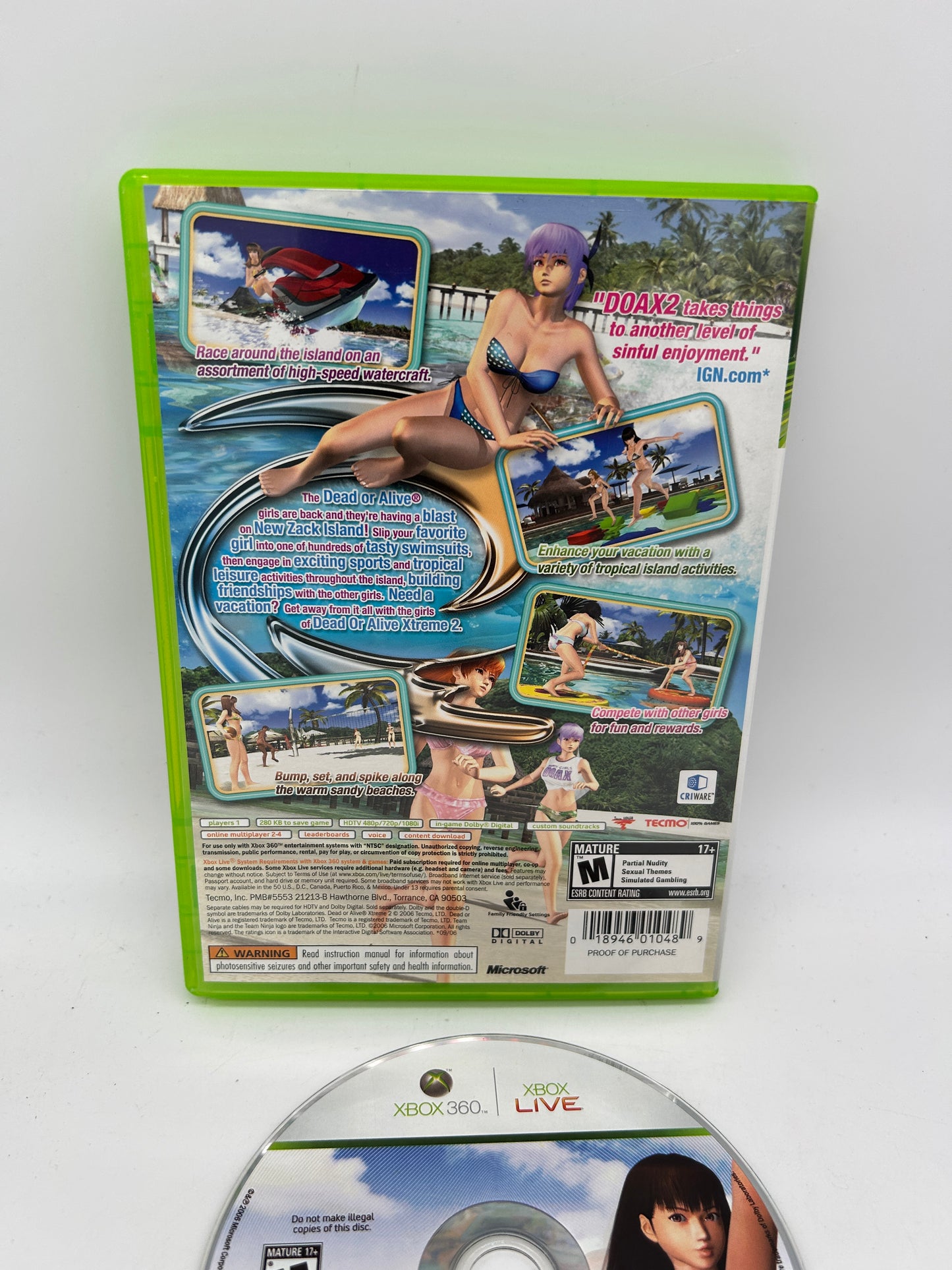 MiCROSOFT XBOX 360 | DEAD OR ALiVE XTREME 2