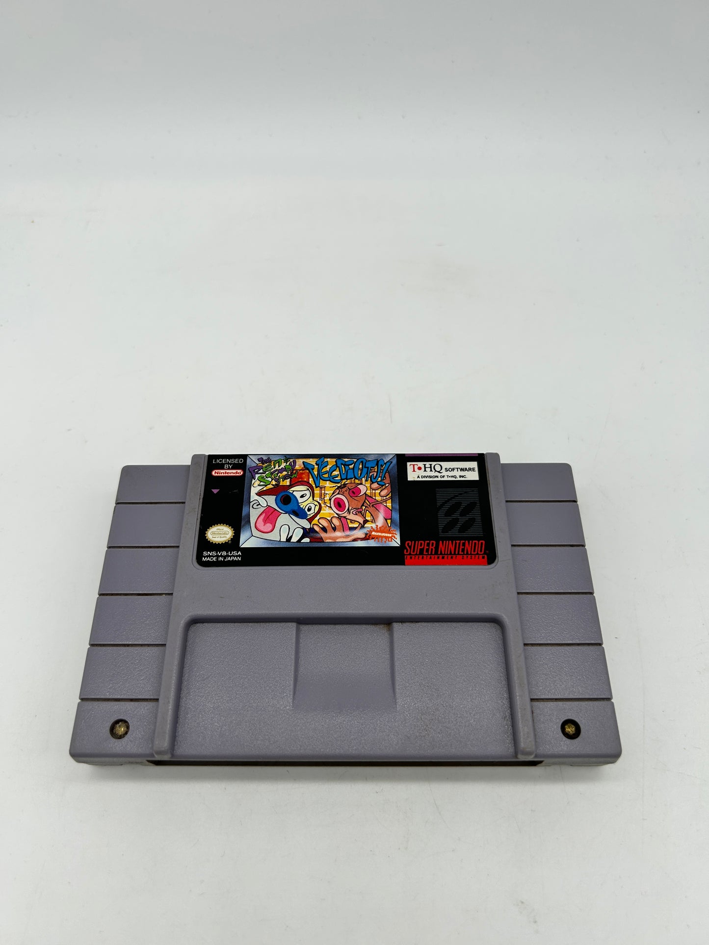 PiXEL-RETRO.COM : SUPER NINTENDO NES (SNES) GAME NTSC THE REN & STIMPY SHOW VEEDIOTS