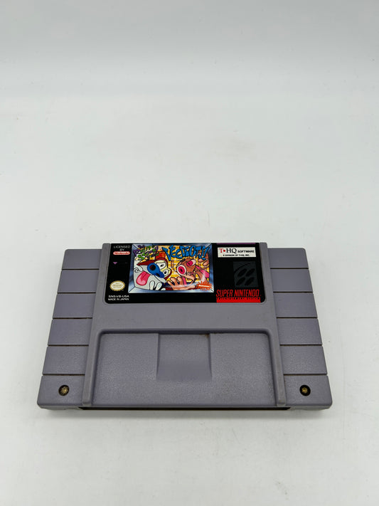 PiXEL-RETRO.COM : SUPER NINTENDO NES (SNES) GAME NTSC THE REN & STIMPY SHOW VEEDIOTS