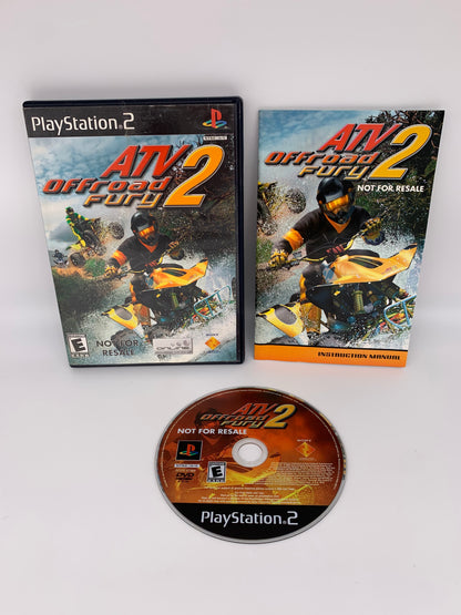 PiXEL-RETRO.COM : SONY PLAYSTATION 2 (PS2) COMPLET CIB BOX MANUAL GAME NTSC ATV OFFROAD FURY 2 NOT FOR RESALE