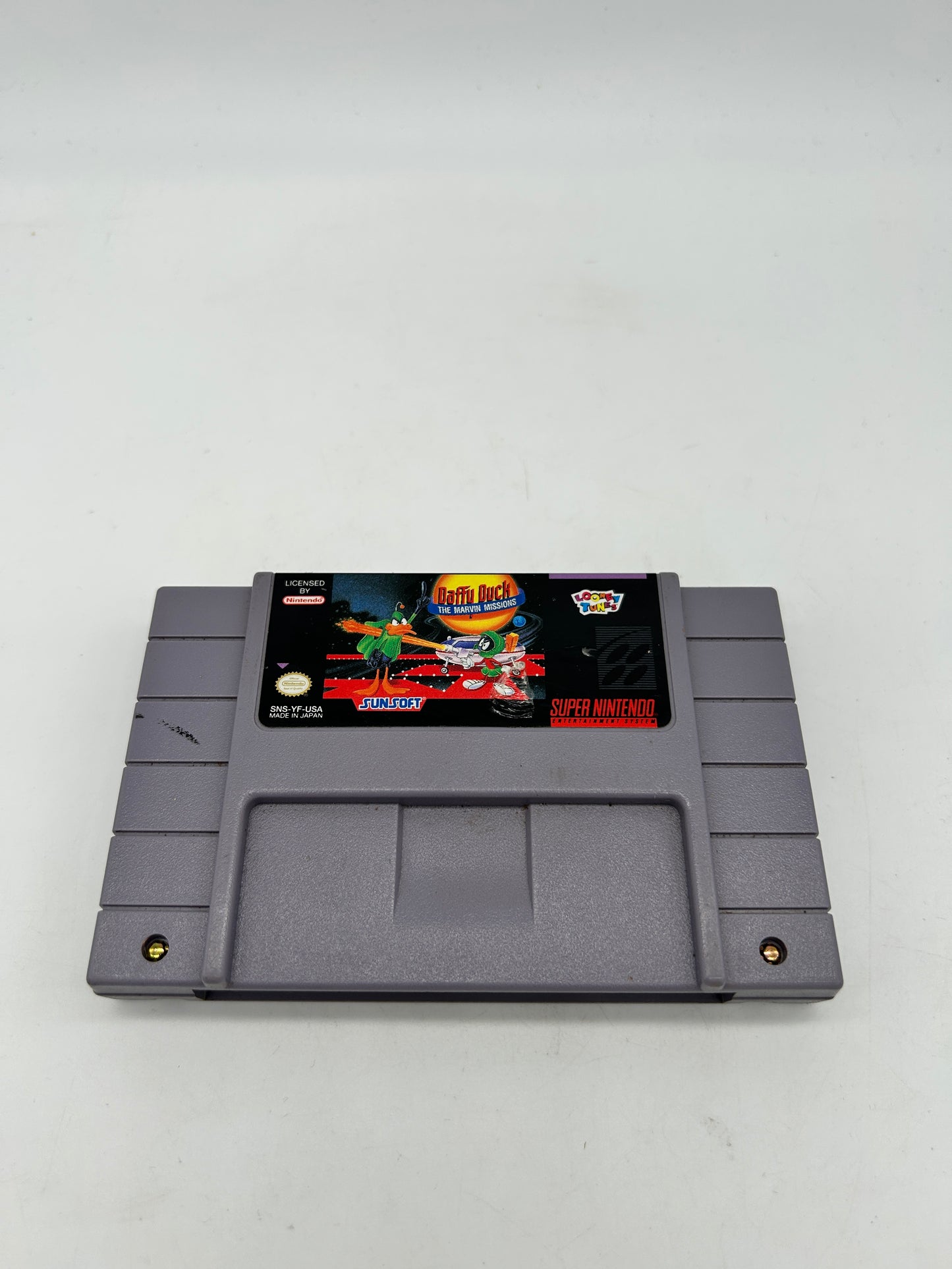 PiXEL-RETRO.COM : SUPER NINTENDO NES (SNES) GAME NTSC DAFFY DUCK THE MARVIN MISSIONS