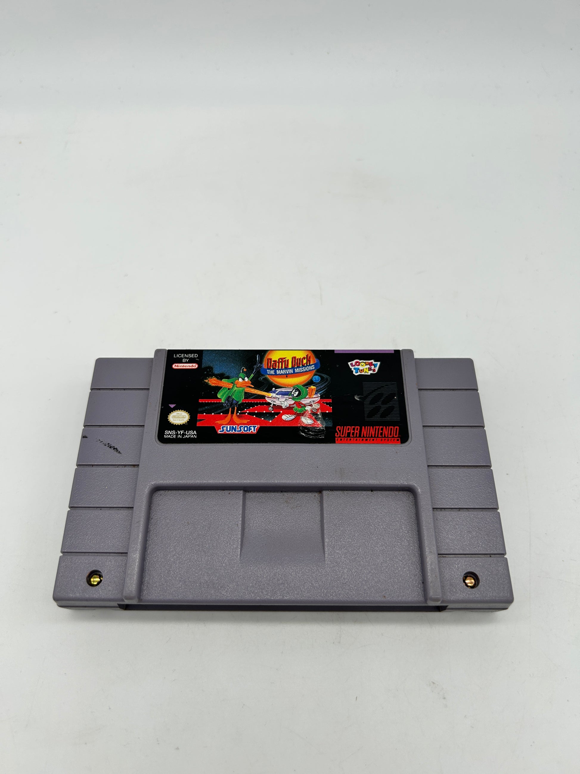 PiXEL-RETRO.COM : SUPER NINTENDO NES (SNES) GAME NTSC DAFFY DUCK THE MARVIN MISSIONS