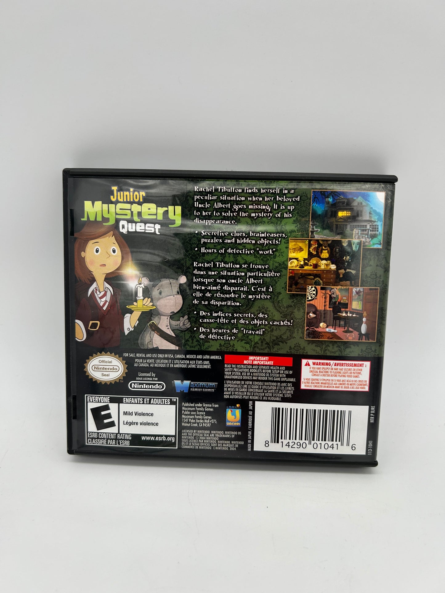 NiNTENDO DS | JUNiOR MYSTERY QUEST