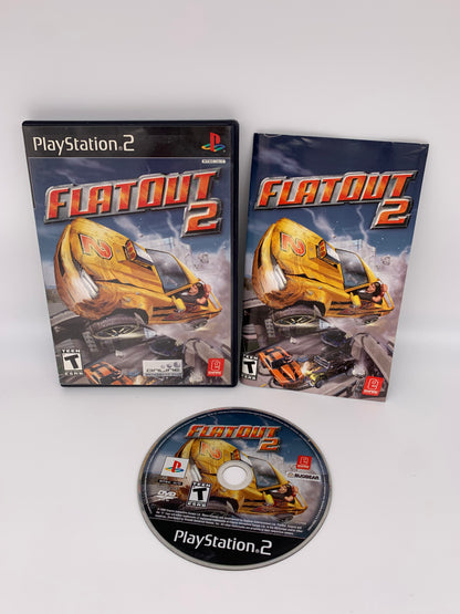 PiXEL-RETRO.COM : SONY PLAYSTATION 2 (PS2) COMPLET CIB BOX MANUAL GAME NTSC FLATOUT 2