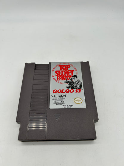 PiXEL-RETRO.COM : NINTENDO ENTERTAiNMENT SYSTEM (NES) GAME NTSC TOP SECRET EPISODE GOLGO 13