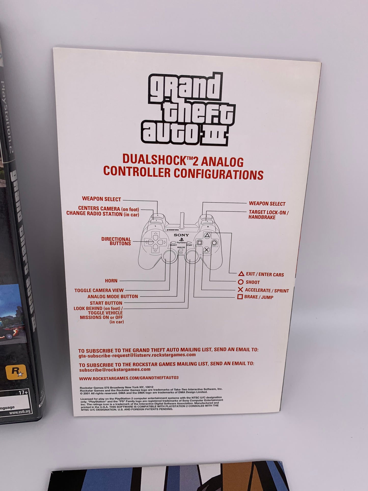 SONY PLAYSTATiON 2 [PS2] | GRAND THEFT AUTO III