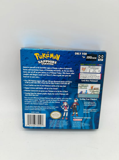 NiNTENDO GAME BOY ADVANCE [GBA] | POKEMON SAPPHIRE VERSiON