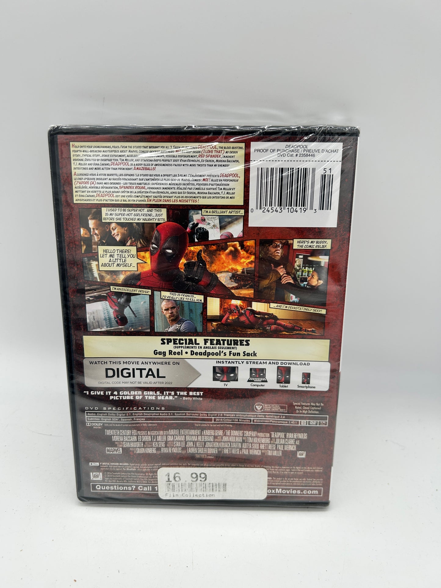 FiLM DVD | DEADPOOL