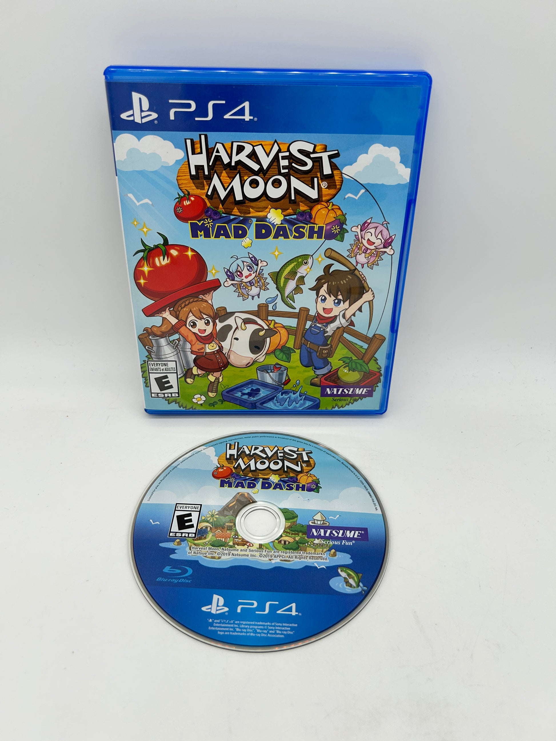 PiXEL-RETRO.COM : SONY PLAYSTATION 4 (PS4) COMPLETE CIB BOX MANUAL GAME NTSC HARVEST MOON MAD DASH