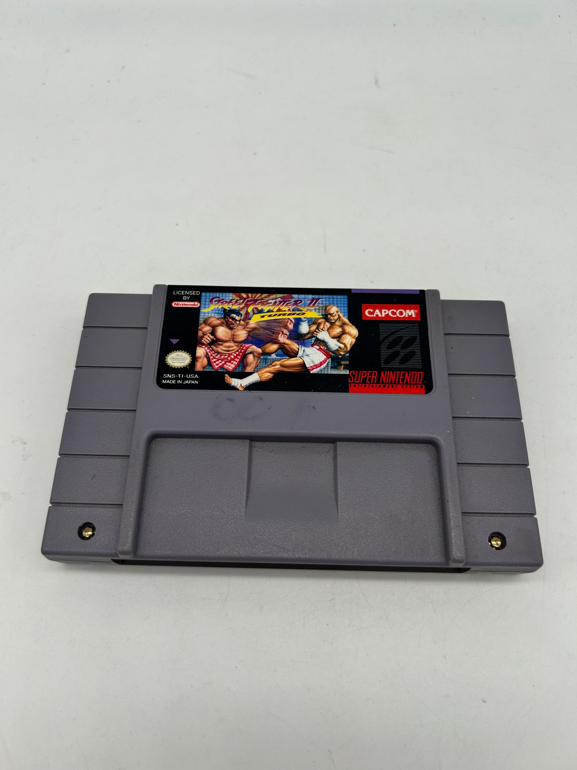 PiXEL-RETRO.COM : SUPER NINTENDO NES (SNES) GAME NTSC STREET FIGHTER II TURBO