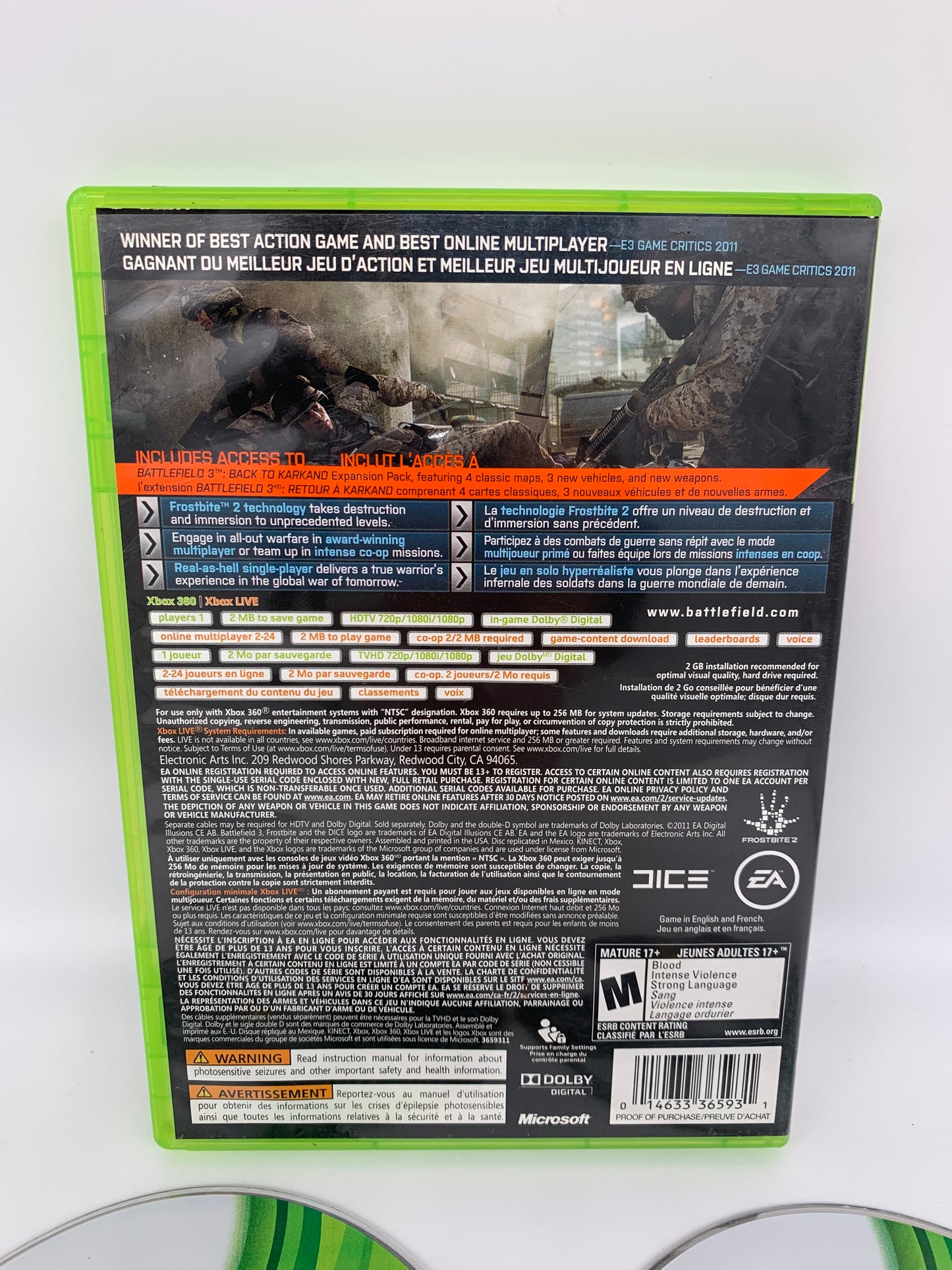 MiCROSOFT XBOX 360 | BATTLEFiELD 3 | LiMiTED EDiTiON