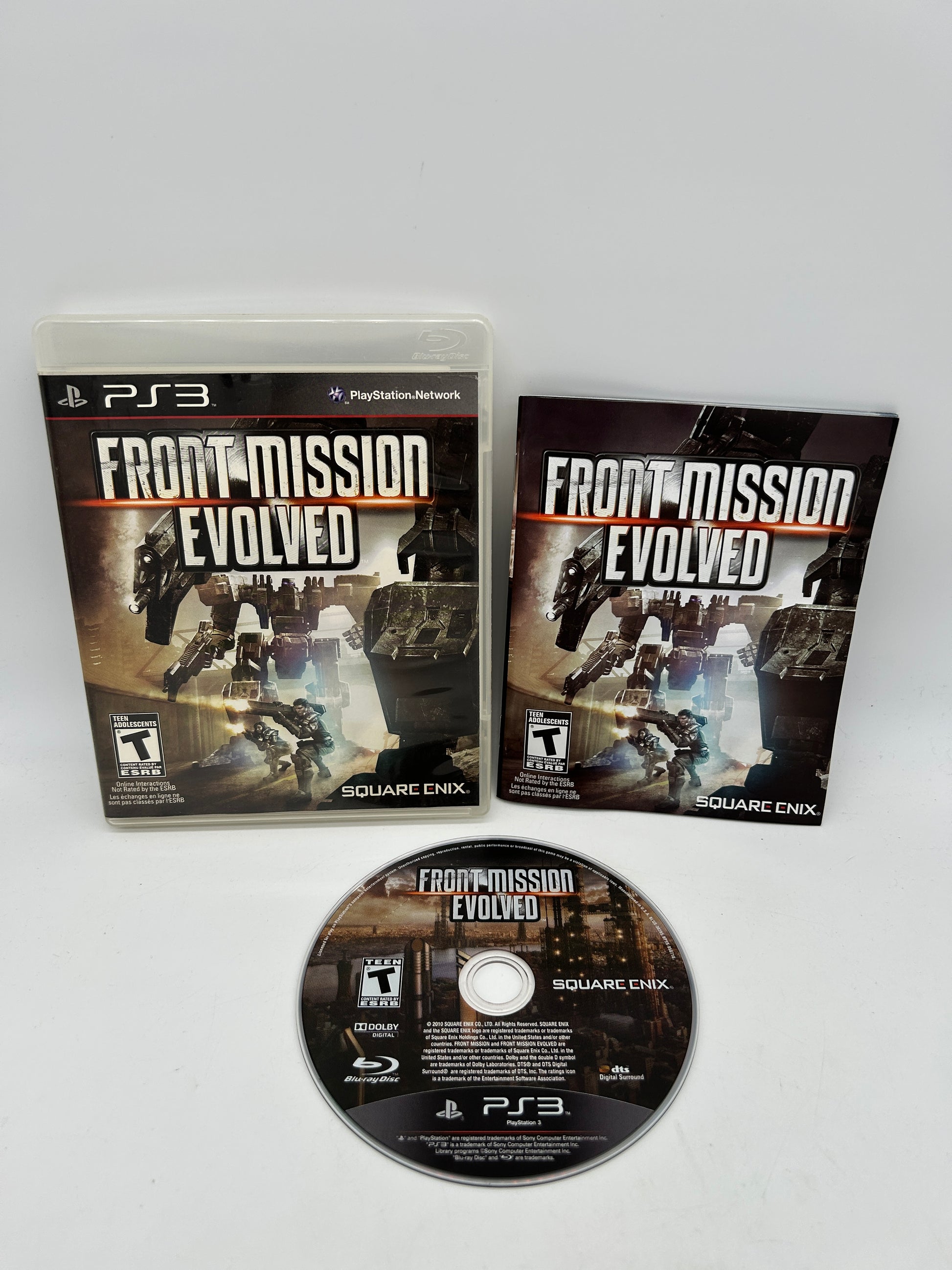 PiXEL-RETRO.COM : SONY PLAYSTATION 3 (PS3) COMPLET CIB BOX MANUAL GAME NTSC FRONT MISSION EVOLVED