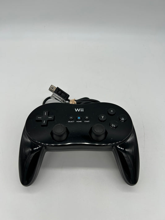 PiXEL-RETRO.COM : NINTENDO WII NTSC BLACK CLASSIC PRO CONTROLLER RVL 005 (02)