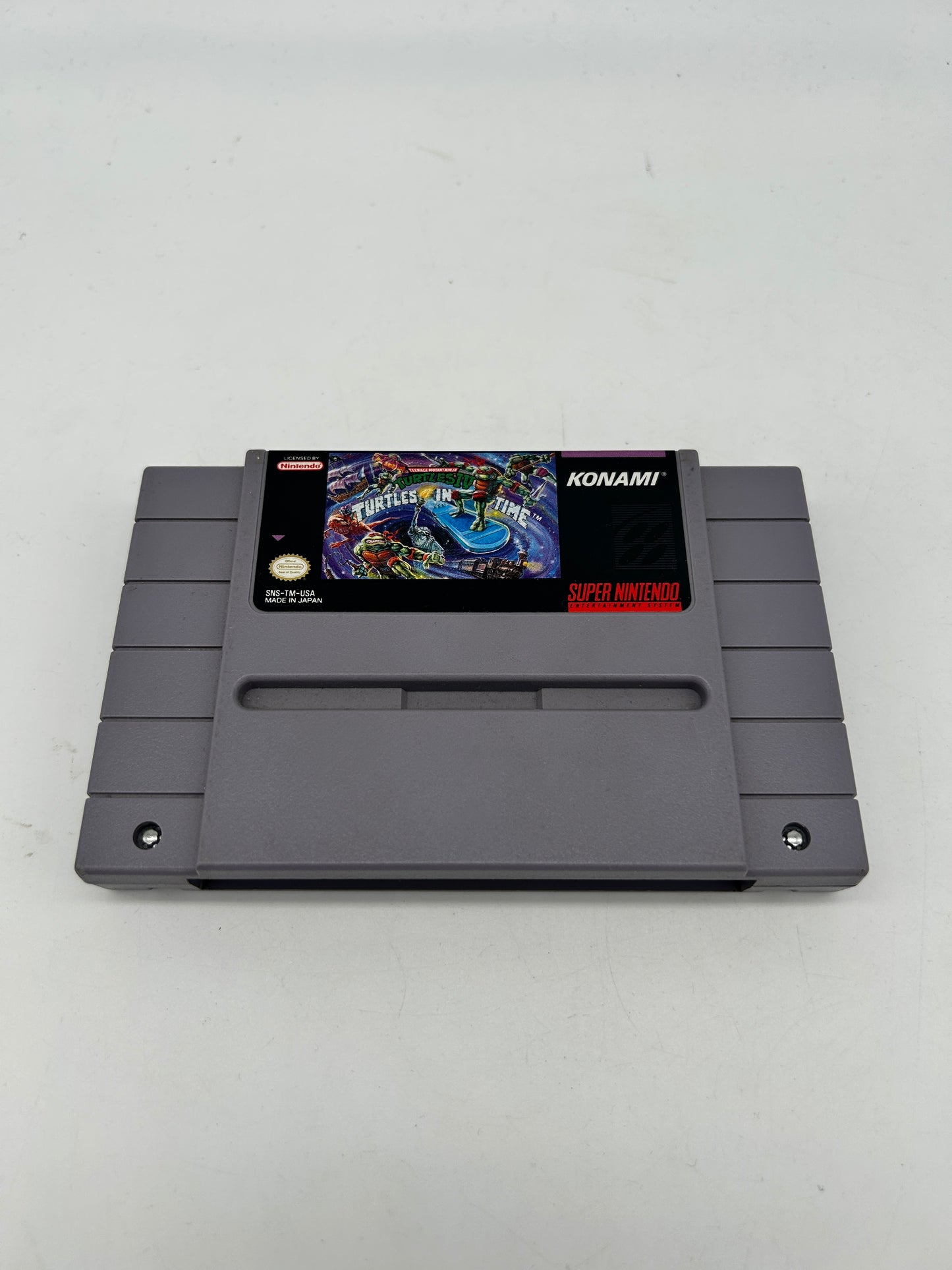 PiXEL-RETRO.COM : SUPER NINTENDO NES (SNES) GAME NTSC TEENAGE MUTANT NINJA TURTLES IV 4 TURTLES IN TIME