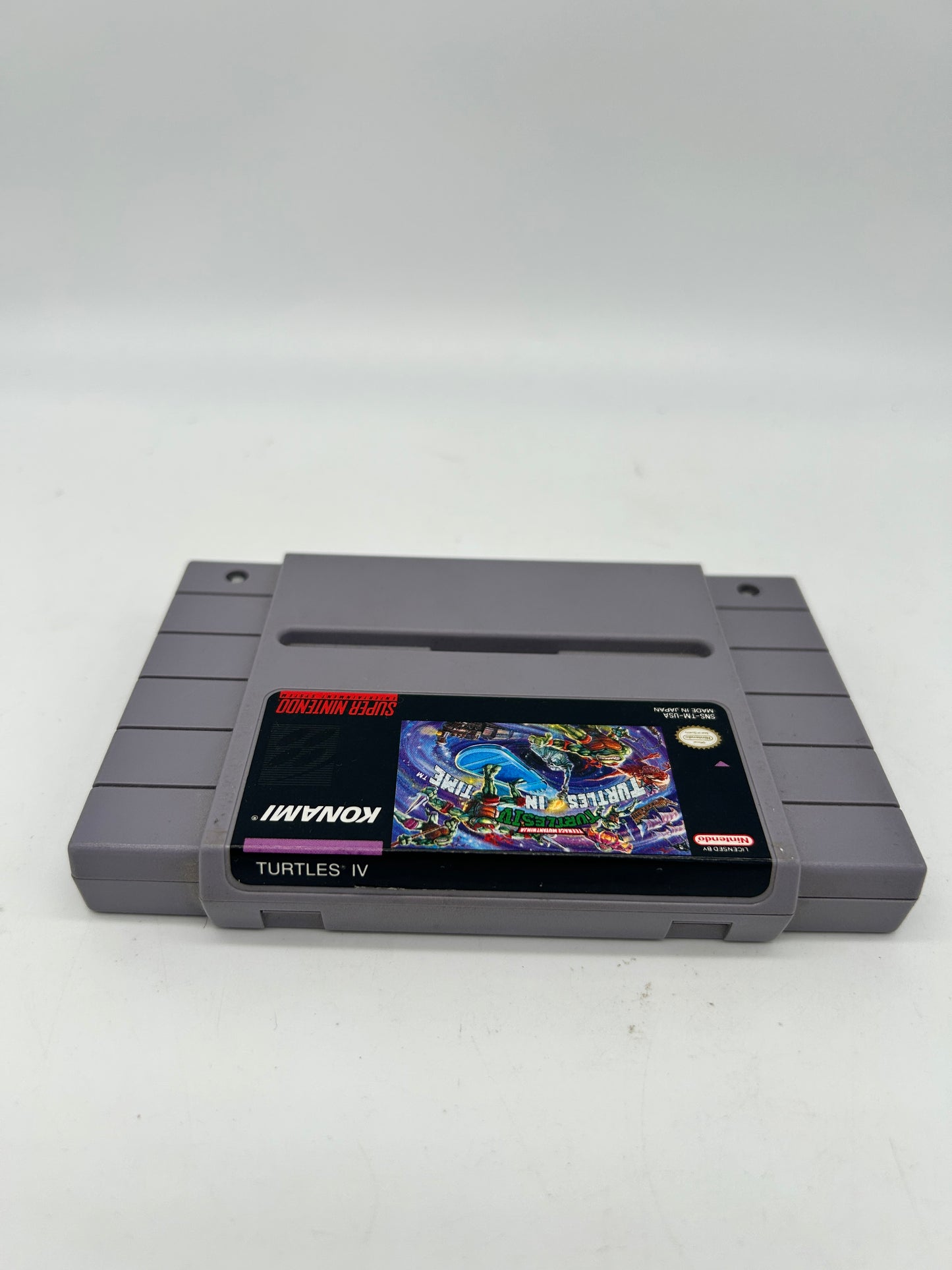 SUPER NiNTENDO [SNES] | TEENAGE MUTANT NiNJA TURTLES IV TURTLES iN TIME