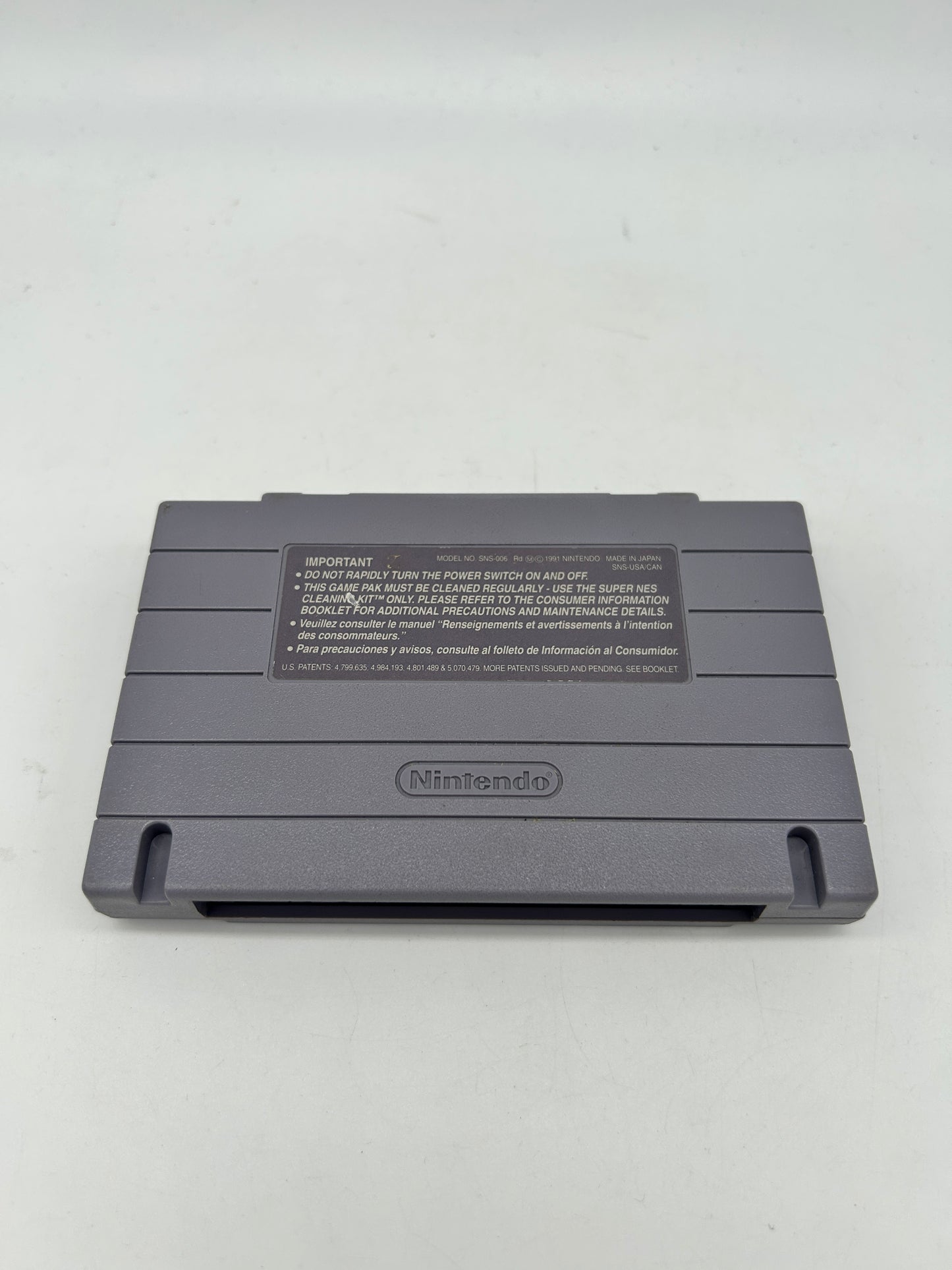 SUPER NiNTENDO [SNES] | TEENAGE MUTANT NiNJA TURTLES IV TURTLES iN TIME