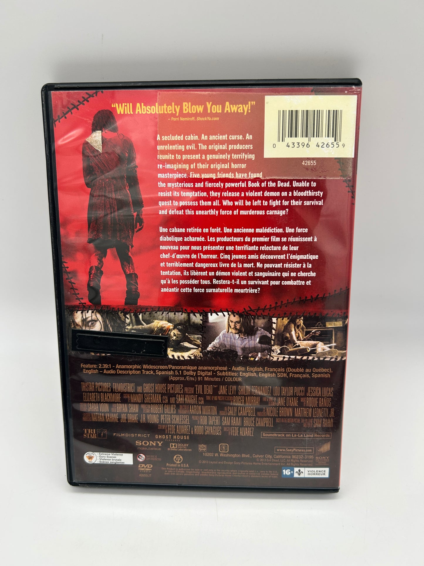 FiLM DVD | L'OPERA DE LA TERREUR [EViL DEAD]