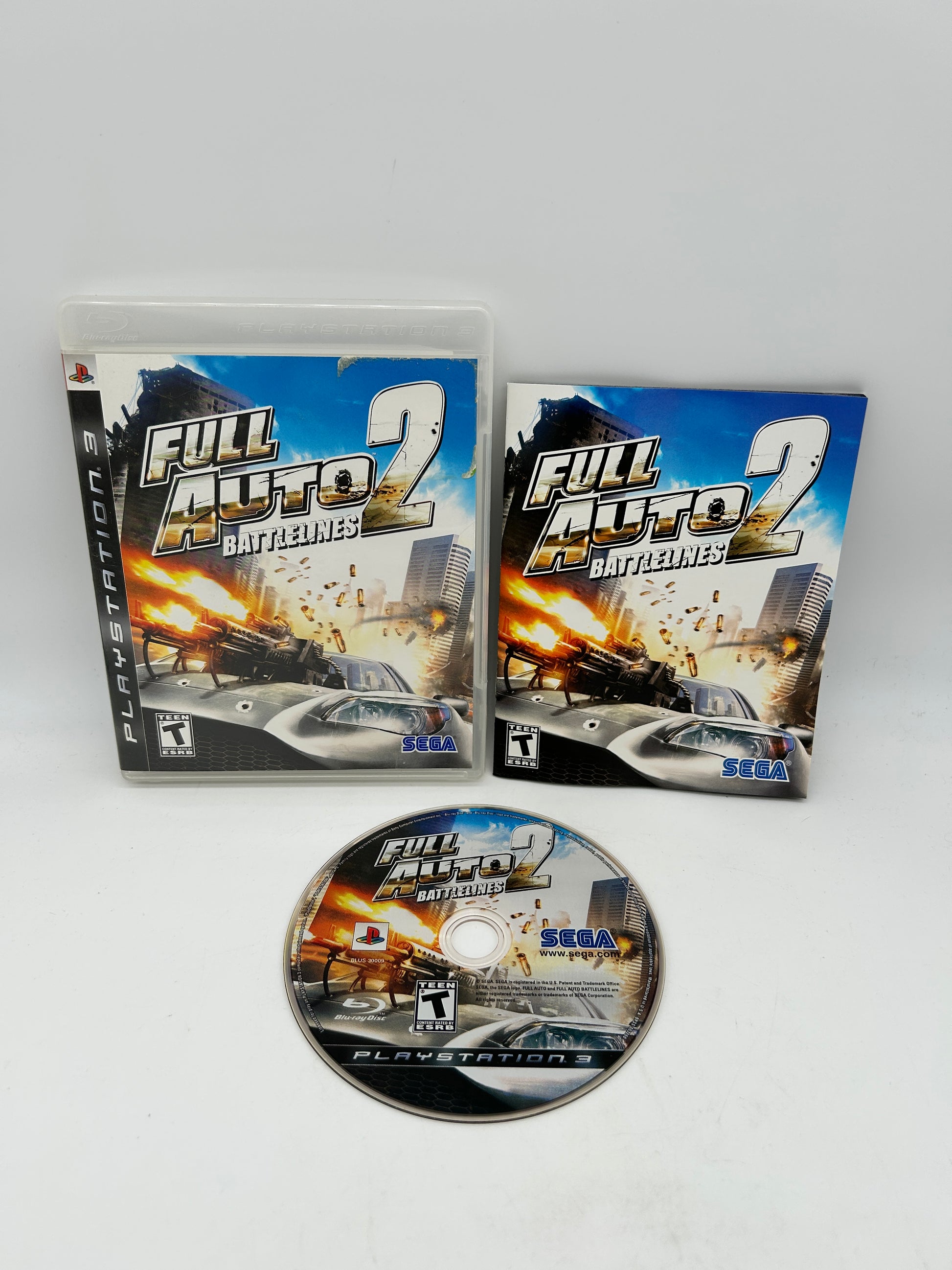 PiXEL-RETRO.COM : SONY PLAYSTATION 3 (PS3) COMPLET CIB BOX MANUAL GAME NTSC FULL AUTO 2 BATTLELINES