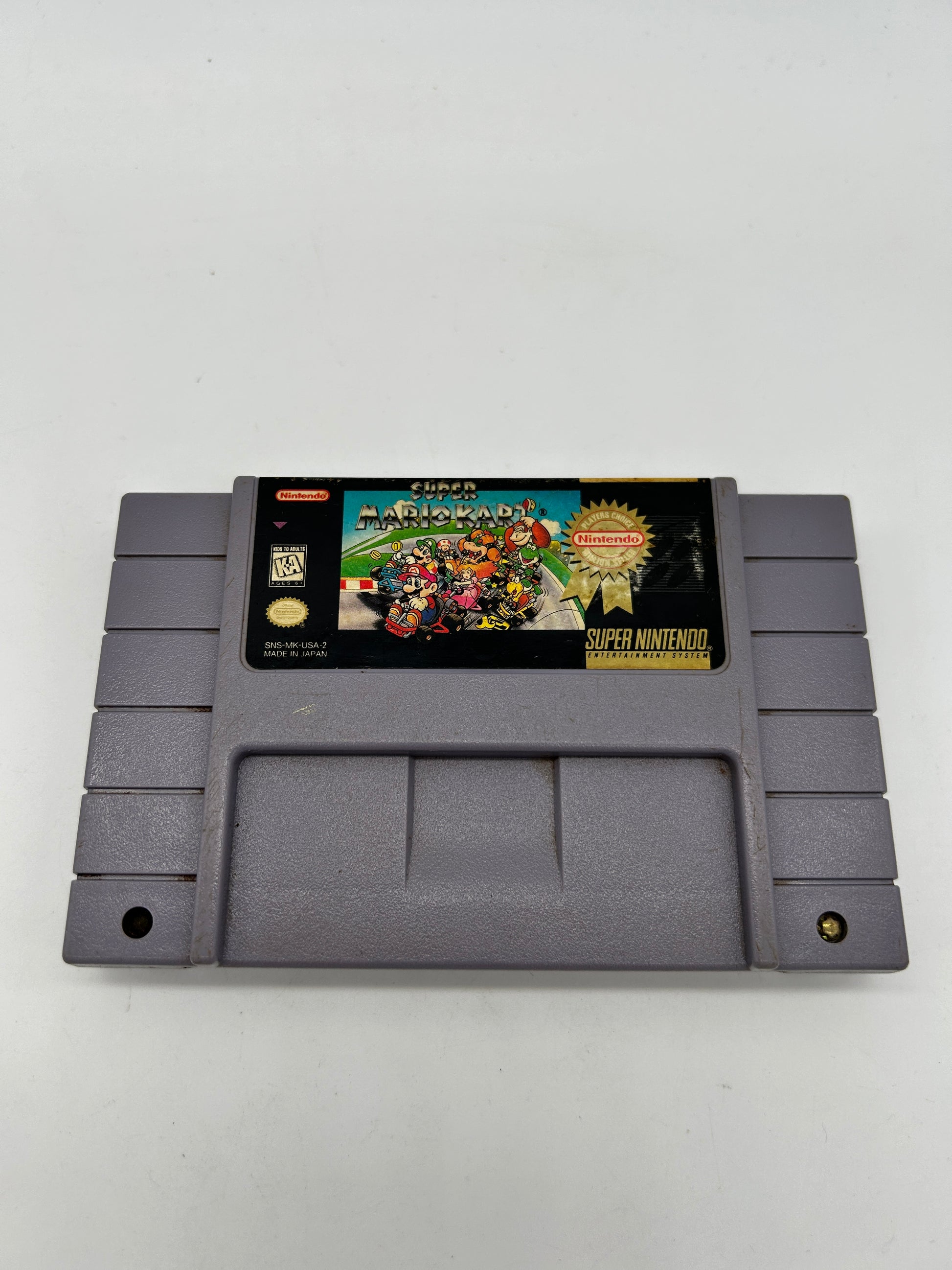 PiXEL-RETRO.COM : SUPER NINTENDO NES (SNES) GAME NTSC SUPER MARIO KART