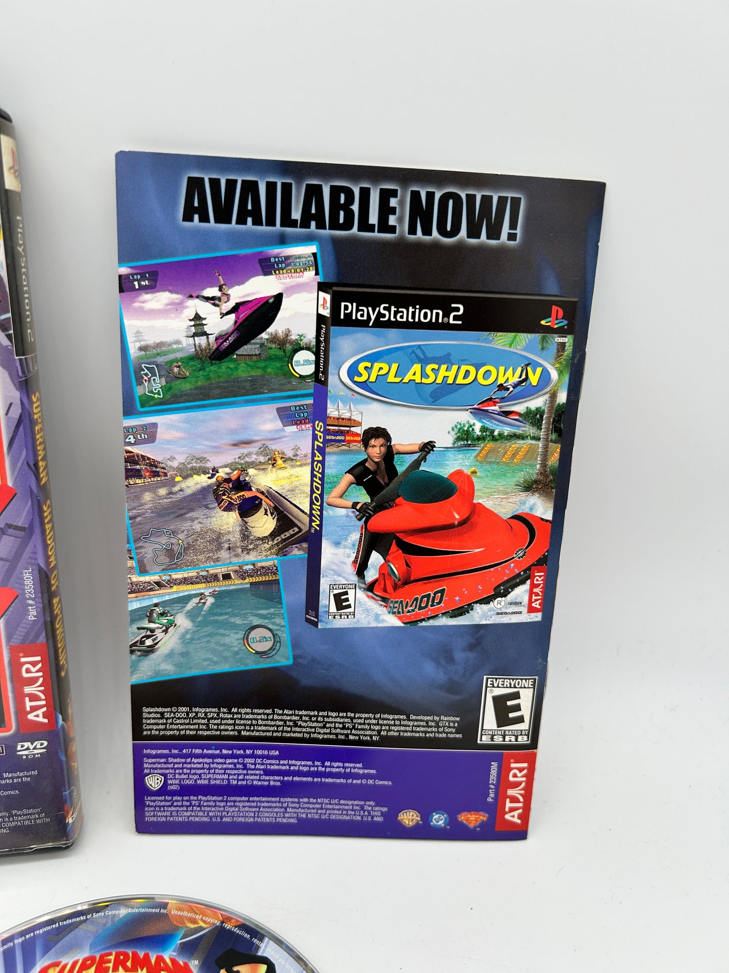 SONY PLAYSTATiON 2 [PS2] | SUPERMAN SHADOW OF APOKOLiPS