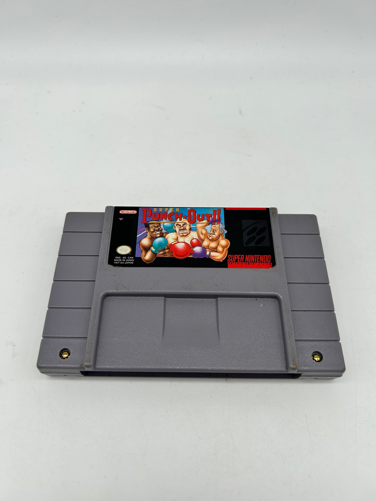 PiXEL-RETRO.COM : SUPER NINTENDO NES (SNES) GAME NTSC SUPER PUNCH OUT
