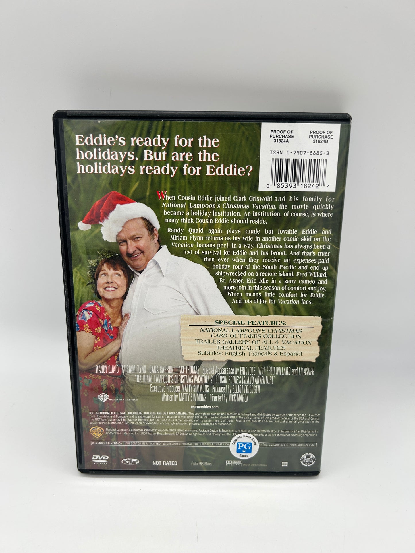 FiLM DVD | NATiONAL LAMPOONS CHRiSTMAS VACATiON 2 COUSiN EDDiES iSLAND ADVENTURE