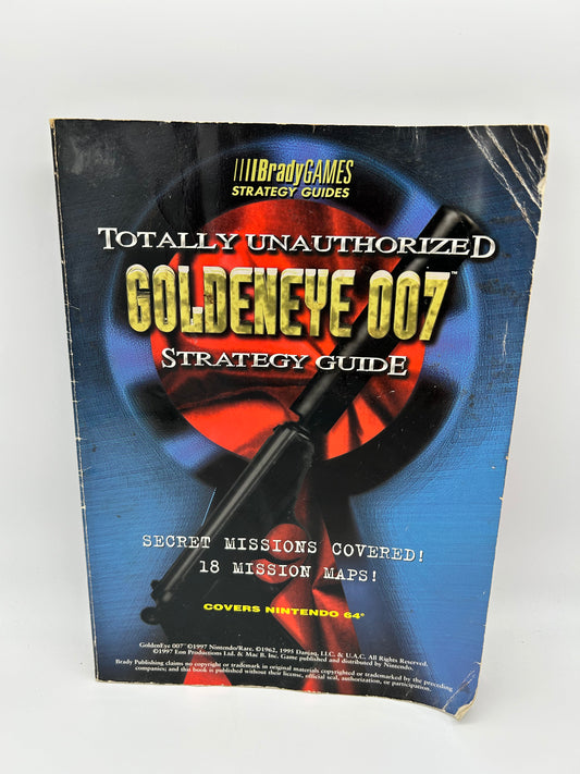 PiXEL-RETRO.COM : BOOKS STRATEGY PLAYER'S GUIDE WALKTHROUGH OFFICIAL BRADYGAMES GOLDENEYE 007 