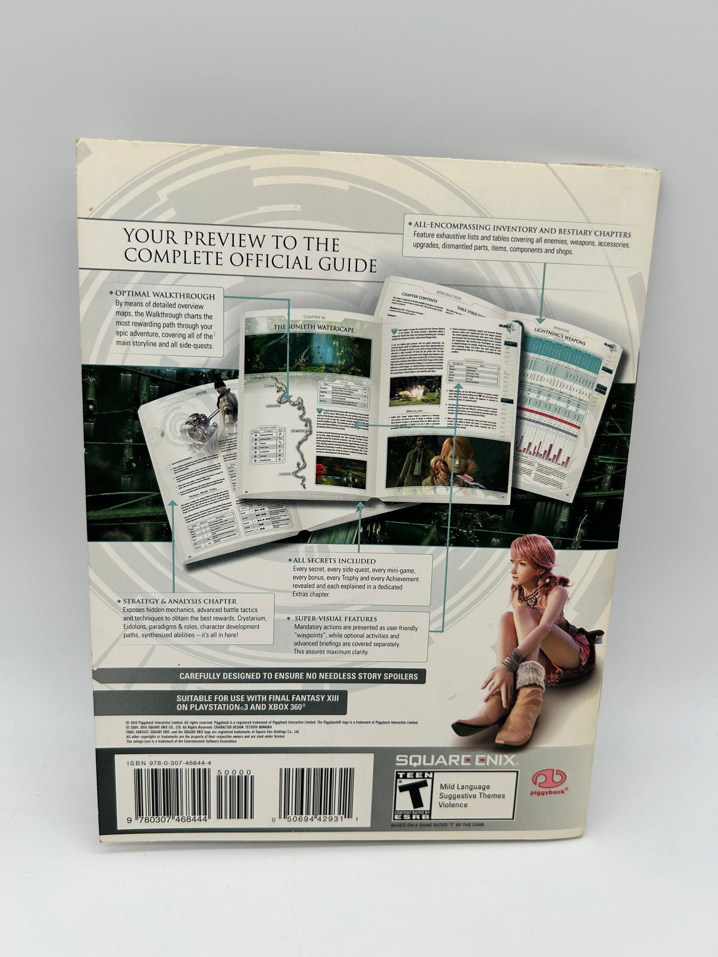 FiNAL FANTASY XIII STRATEGY GUIDE PiGGYBACK THE OFFiCiAL MINI GUIDE