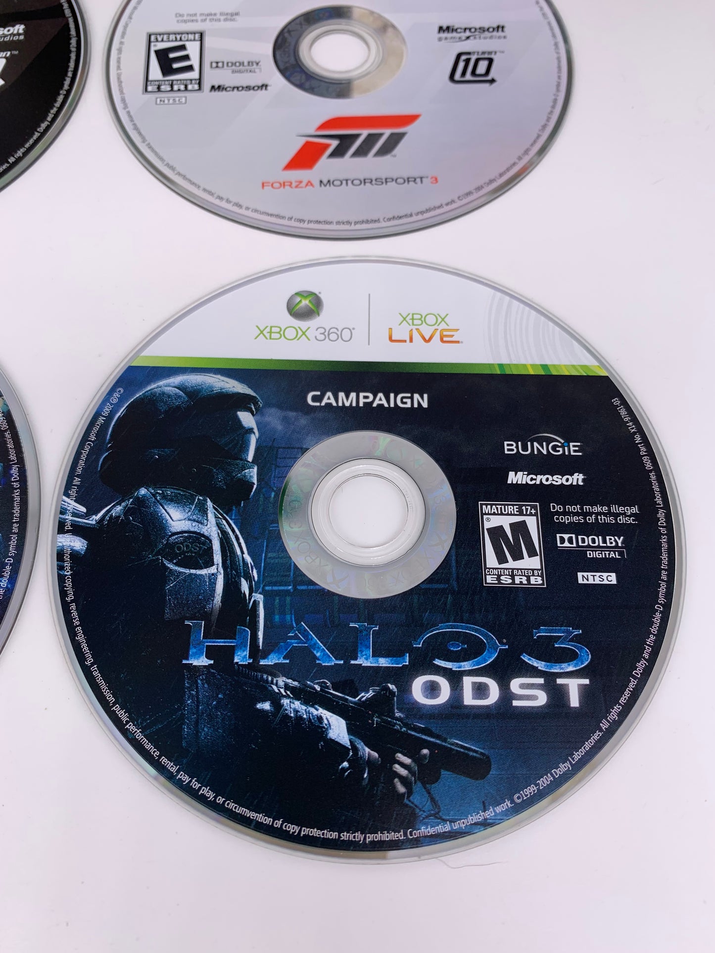 Microsoft XBOX 360 | FORZA MOTORSPORT 3 &amp; HALO 3 ODST | NOT FOR RESALE